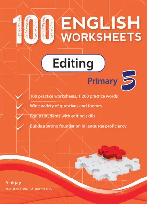 100 English Worksheets Primary 5 – Editing