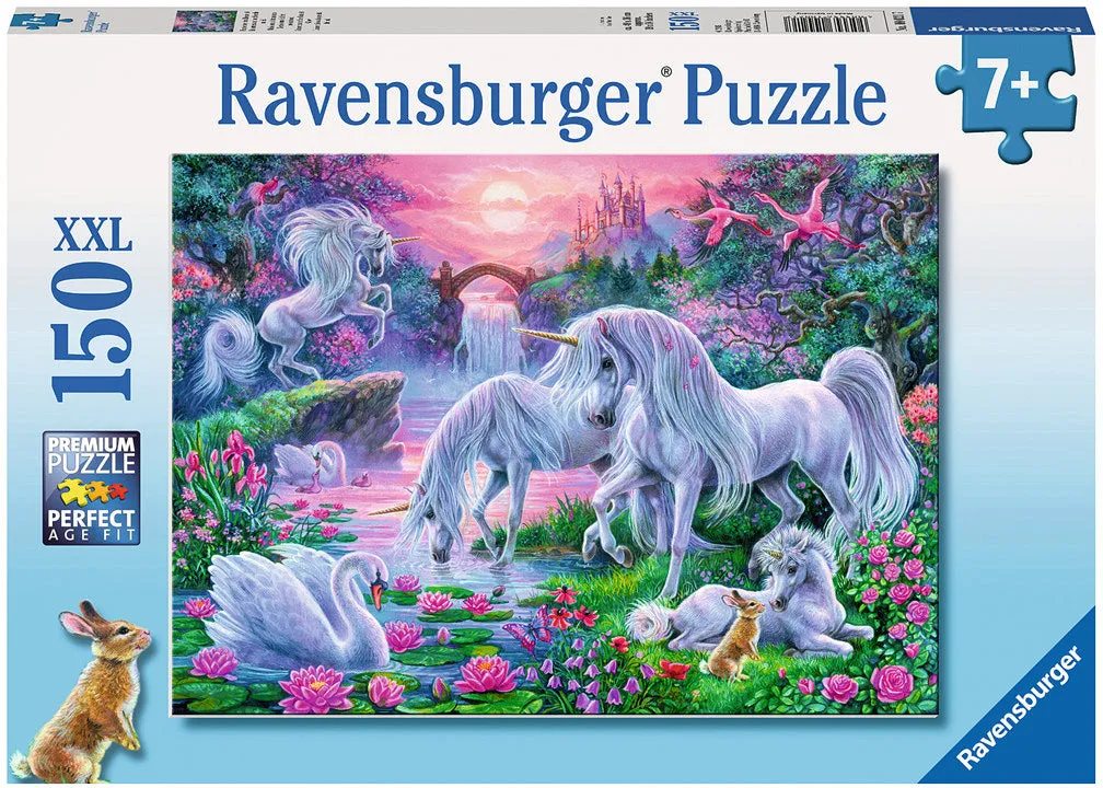 150pc Puzzle - Unicorns in the Sunset Glow