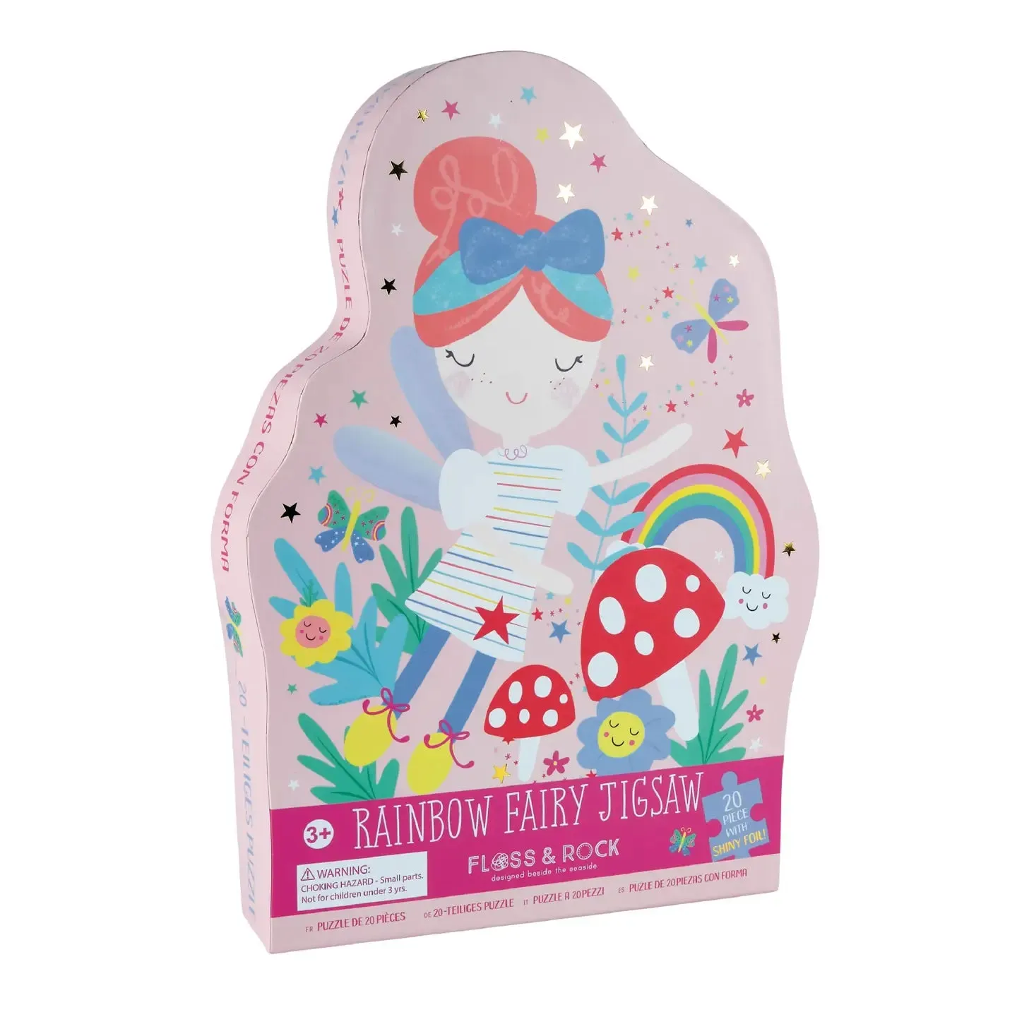 20pc Jigsaw in Shaped Box - Rainbow Fairy