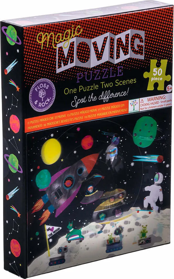 50pc Magic Moving Puzzle - Space