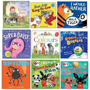 9 Childrens Picture Books Collection - Ages 0-5 - Paperback