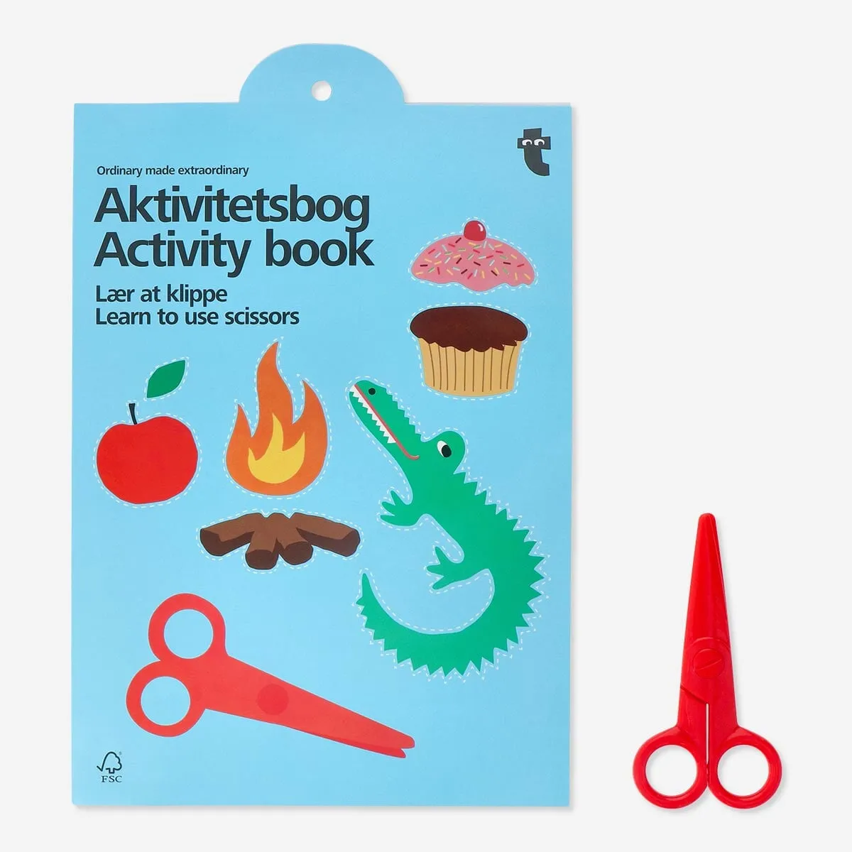 Activity book. Learn to use scissors