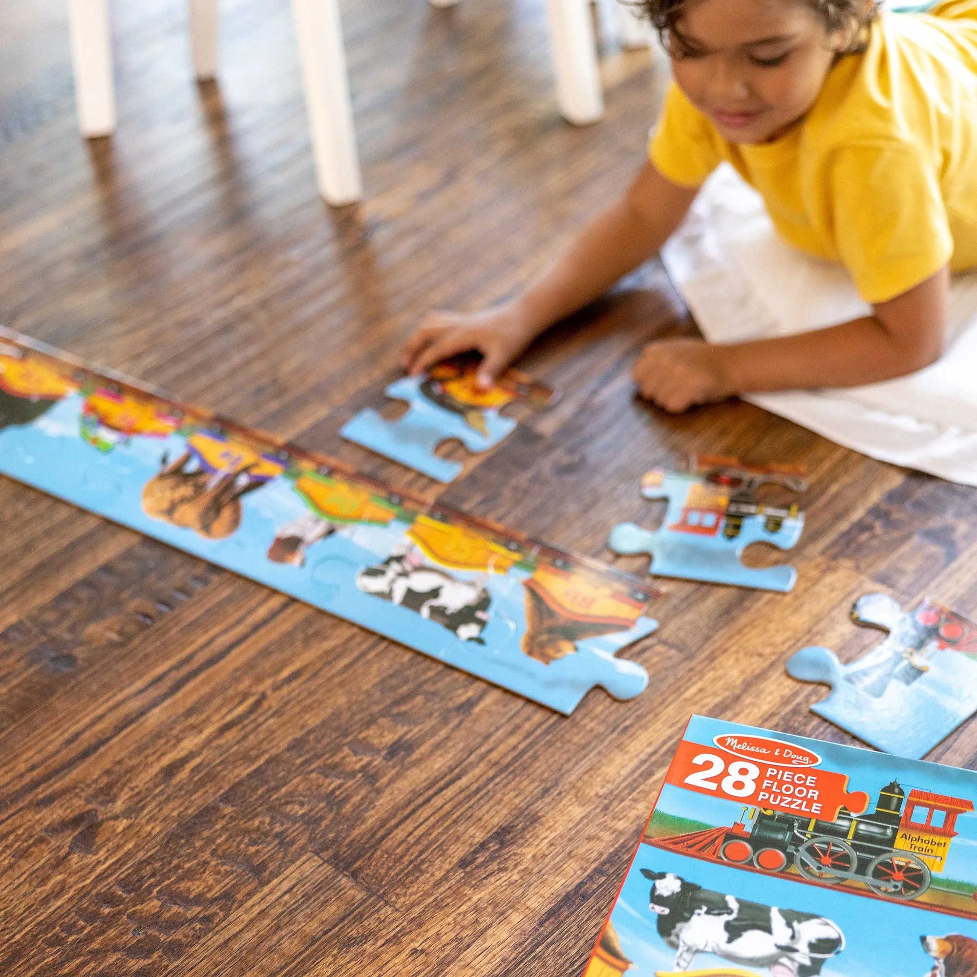 Alphabet Train Floor Puzzle - 28 Pieces