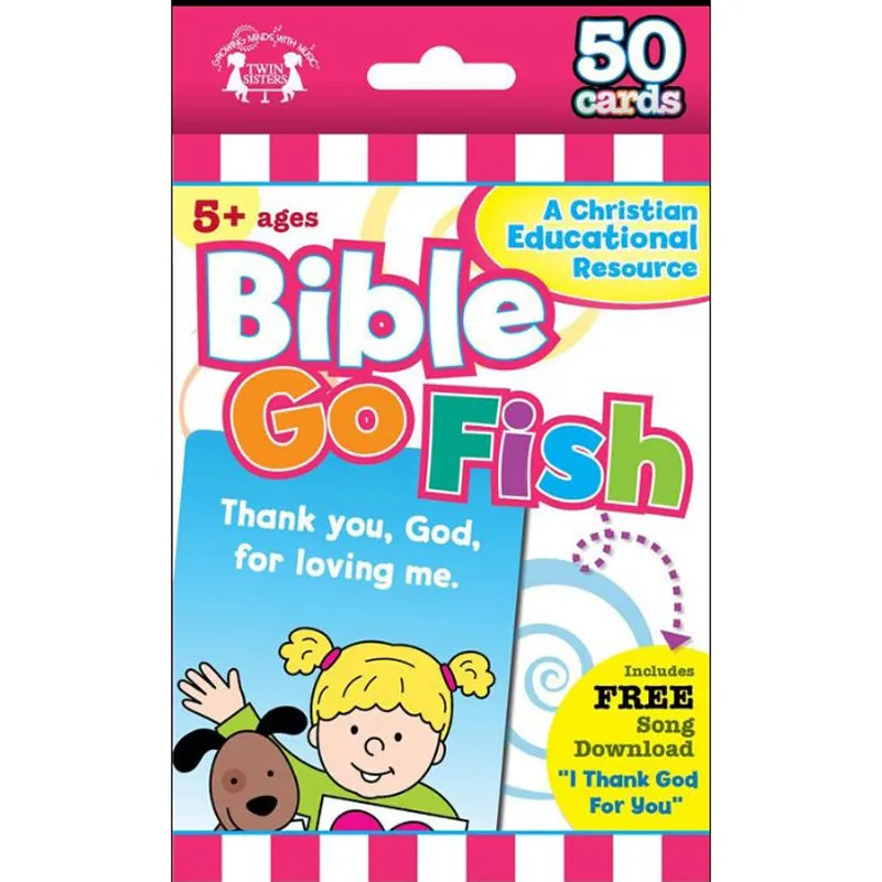 Bible Go Fish Christian 50-Count Game Cards