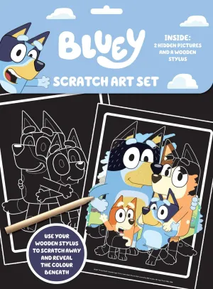 Blue Scratch Art Set Children's Activity Pack