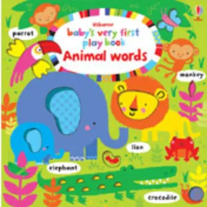 Interactive Babys First Educational Playbook - Animal Vocabulary Learning Book