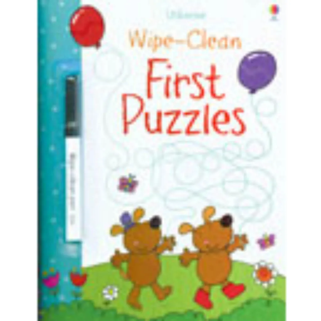 Book Wipe-Clean First Puzzles