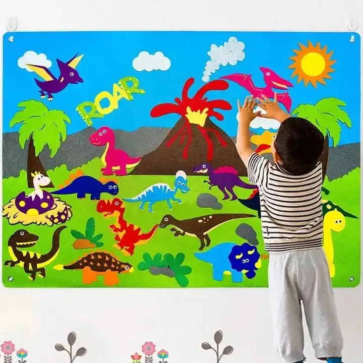 Children's Imagination - Creativity Felt Board Wall Game