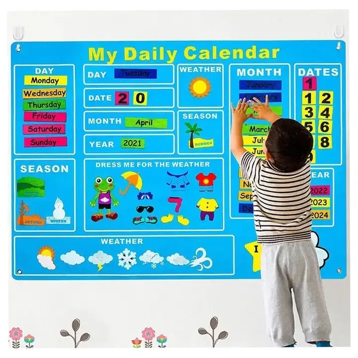 Children's Imagination - Creativity Felt Board Wall Game