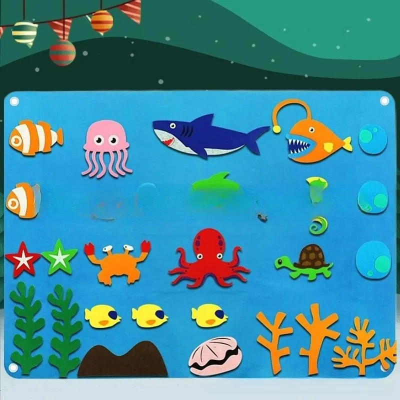 Children's Imagination - Creativity Felt Board Wall Game