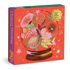 Chronicle Books | Flower Gazing 500 Piece Foil Puzzle