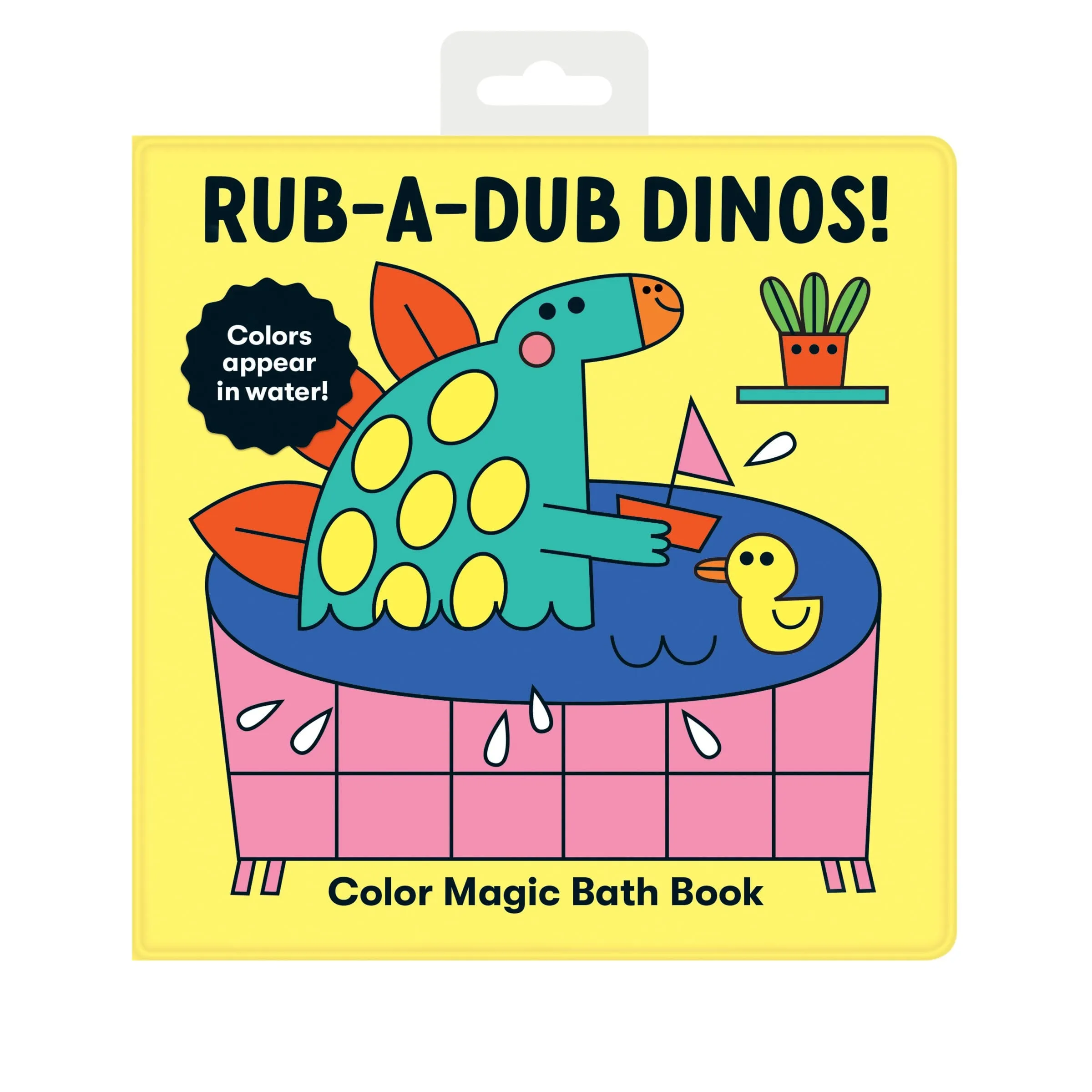 Chronicle Rub-a-Dub Dinos! Color Magic Bath Book