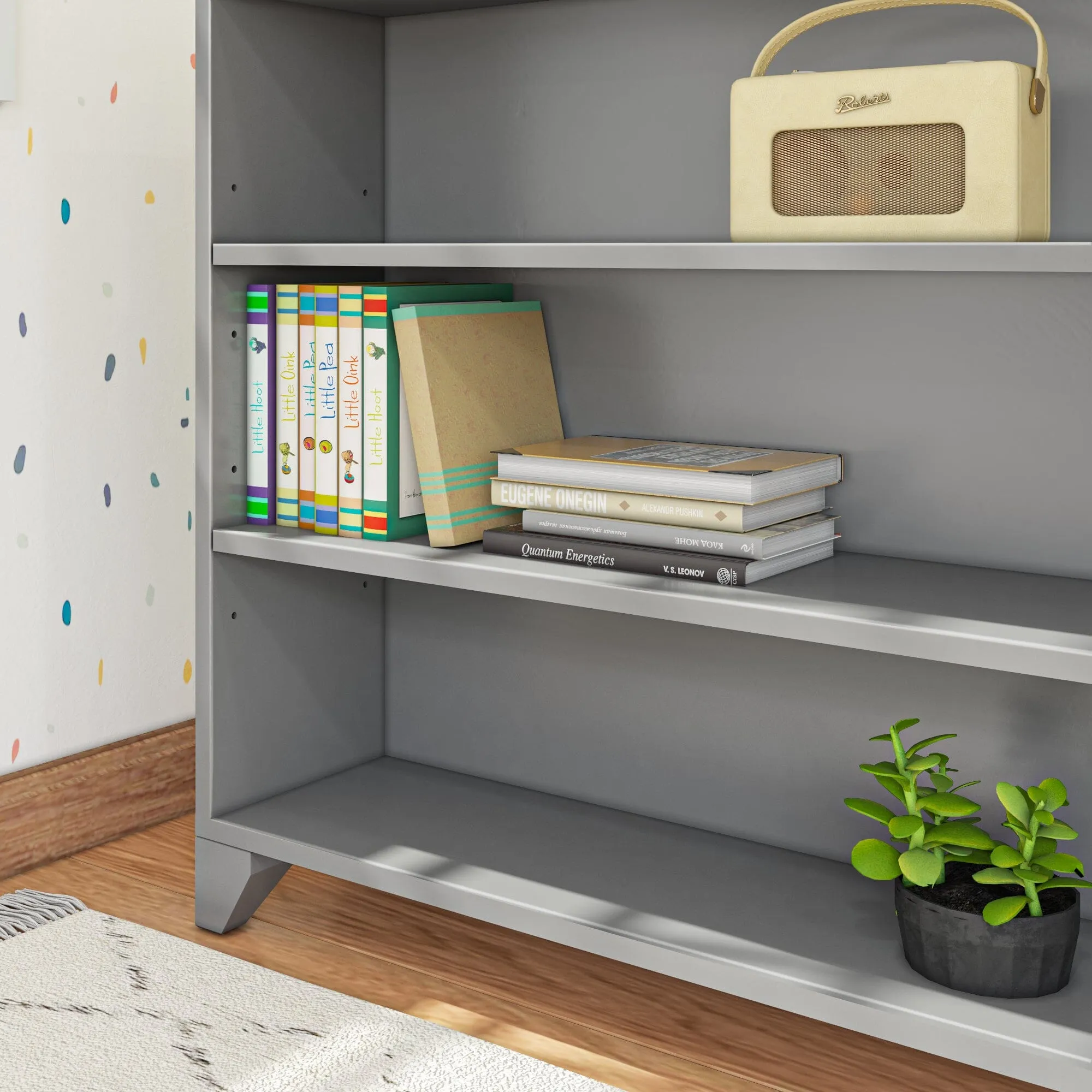 Classic 3-Shelf Bookcase