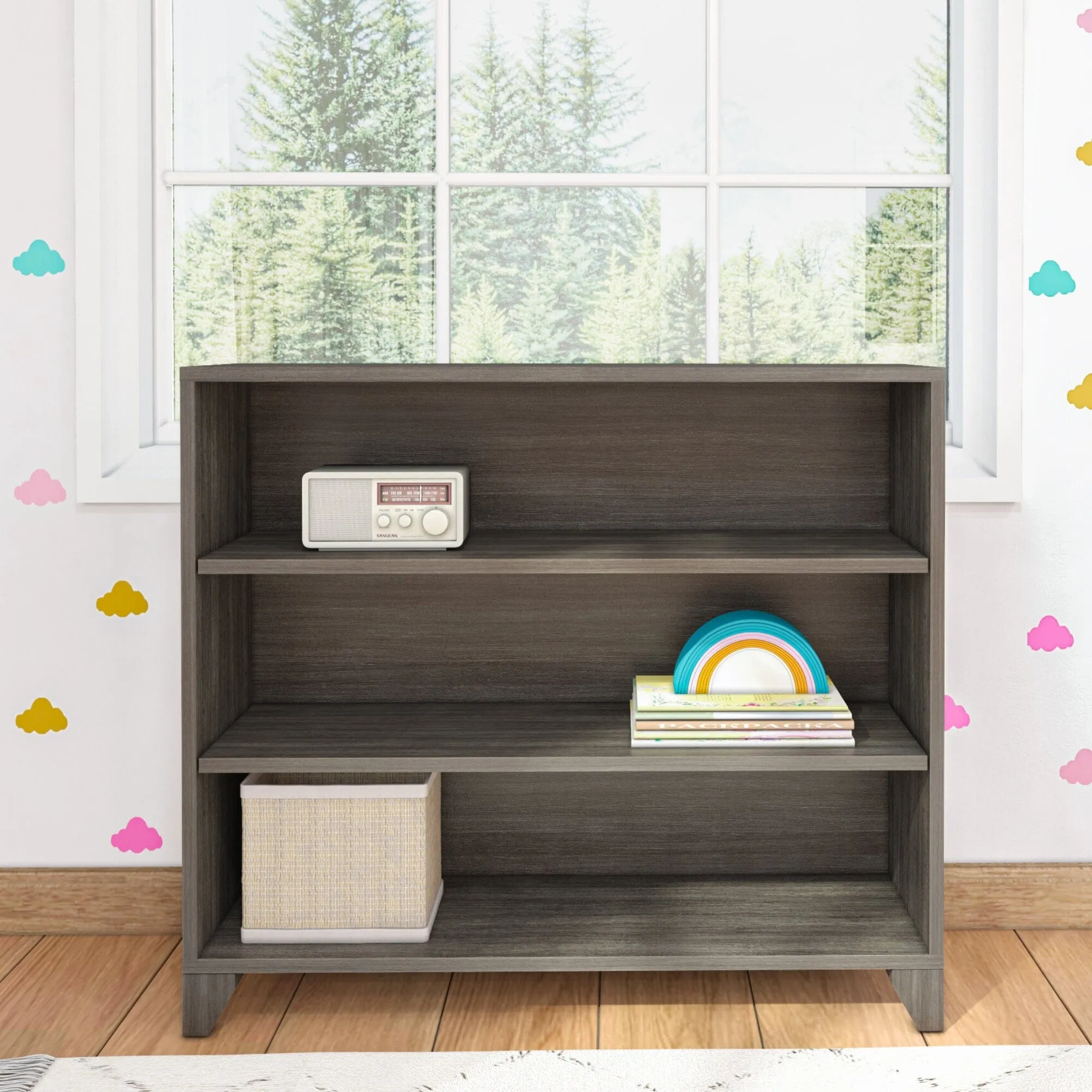 Classic 3-Shelf Bookcase