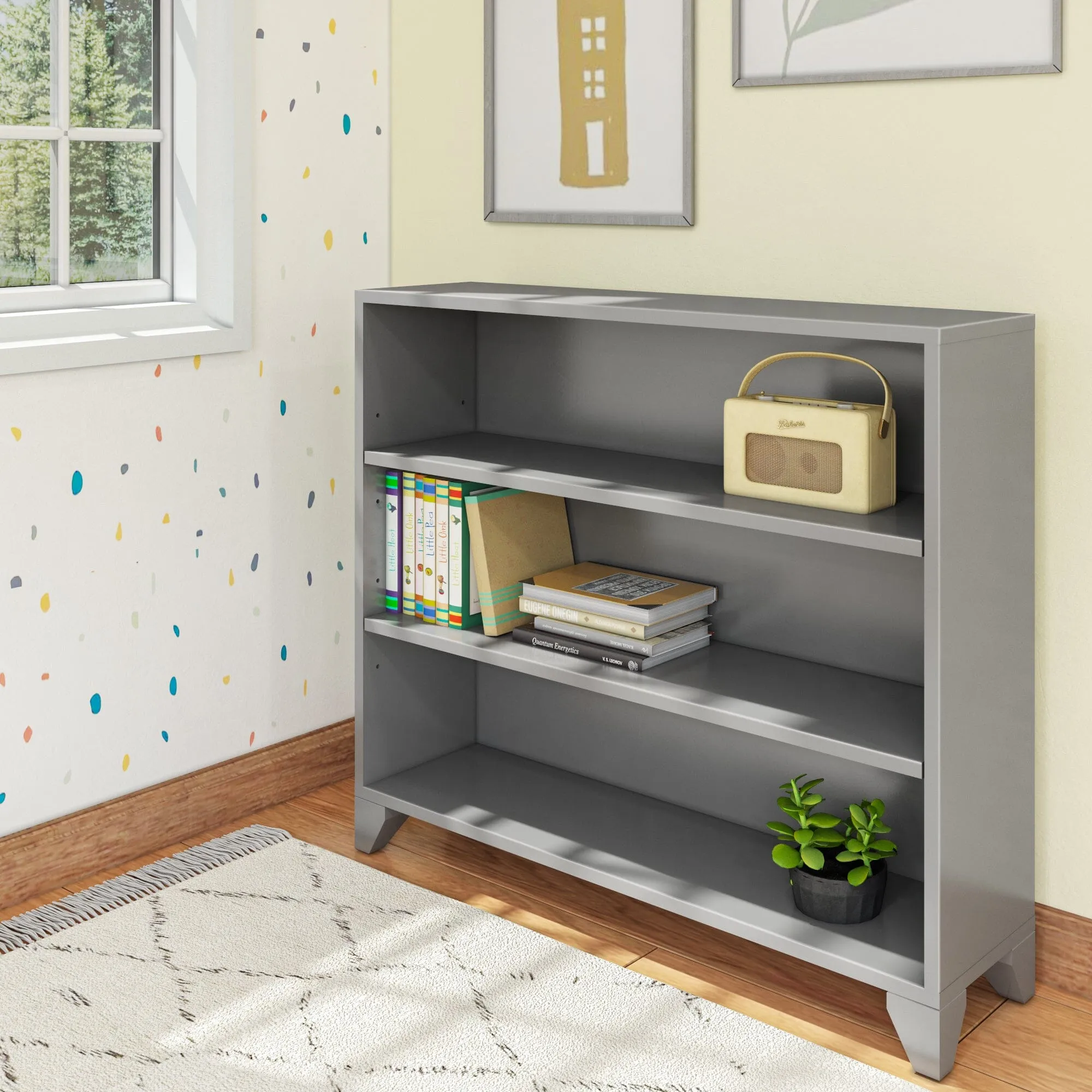 Classic 3-Shelf Bookcase