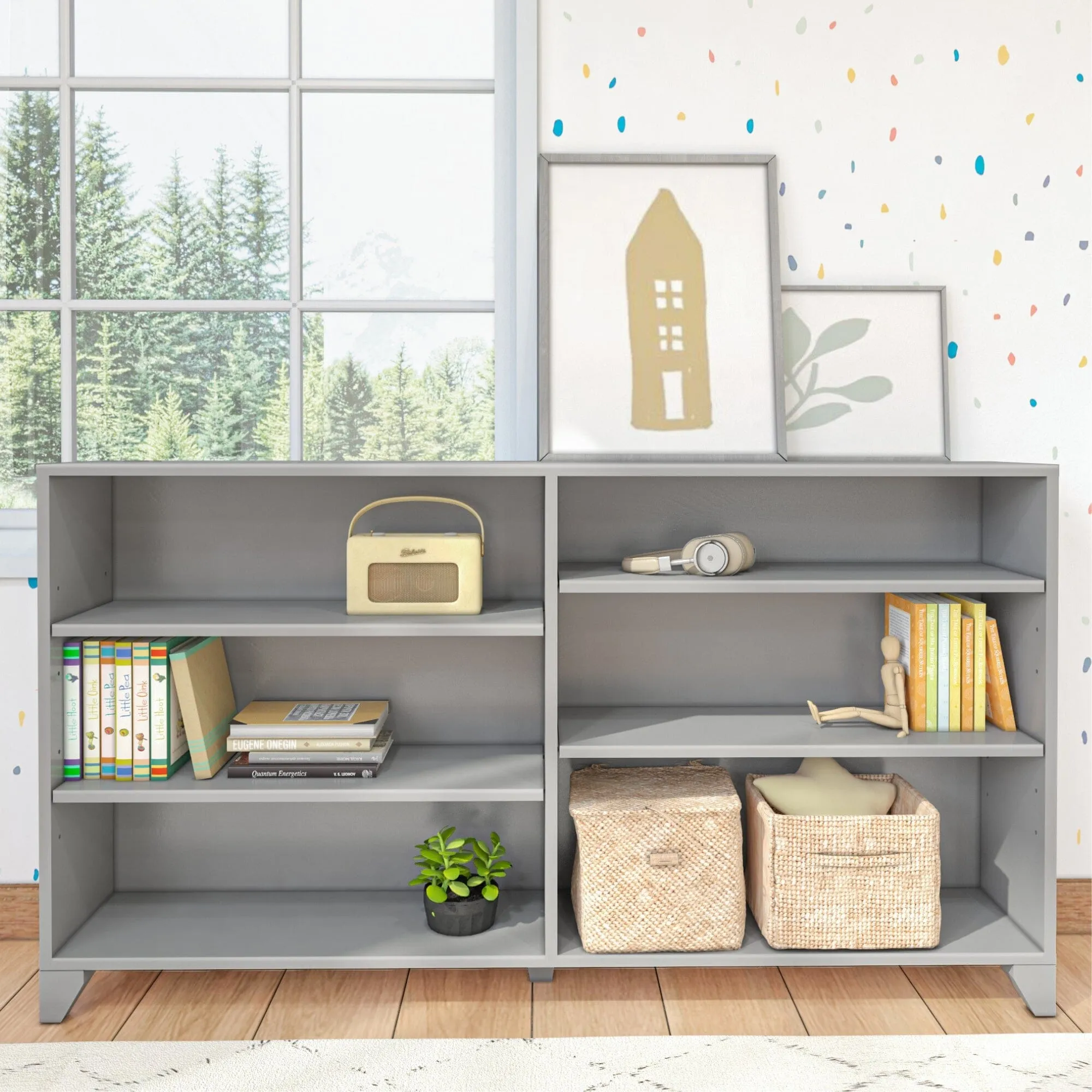 Classic 6-Shelf Bookcase