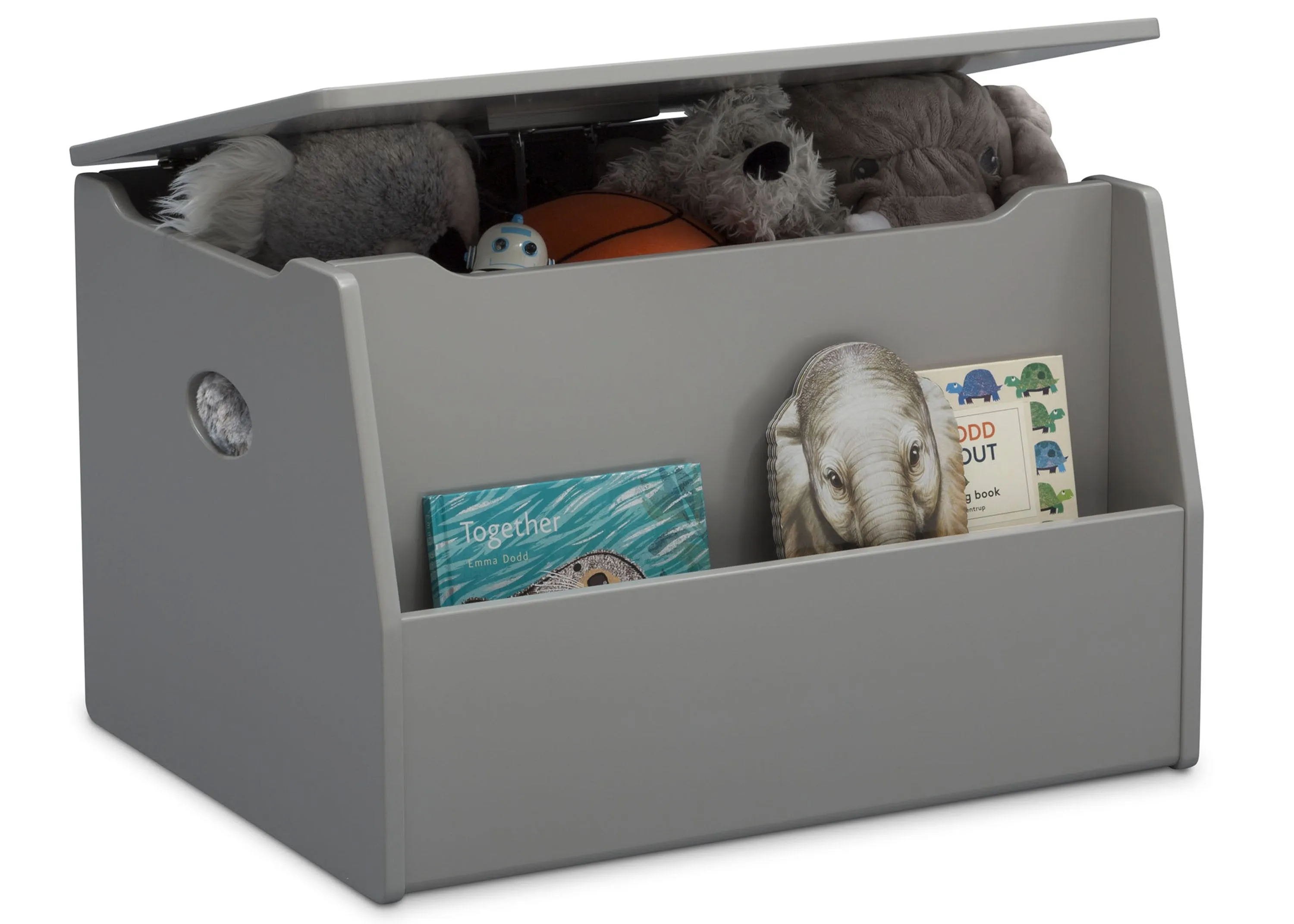 Classic Toy Box with Book Storage