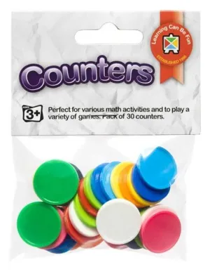 Counters Assorted Pack of 30