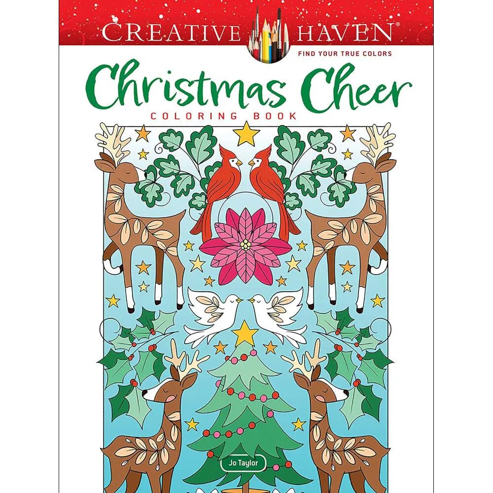 Creative Haven Colouring Book - Christmas Cheer