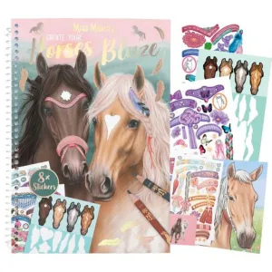 Depesche Miss Melody Create Your Own Horses Blaze Colouring Book