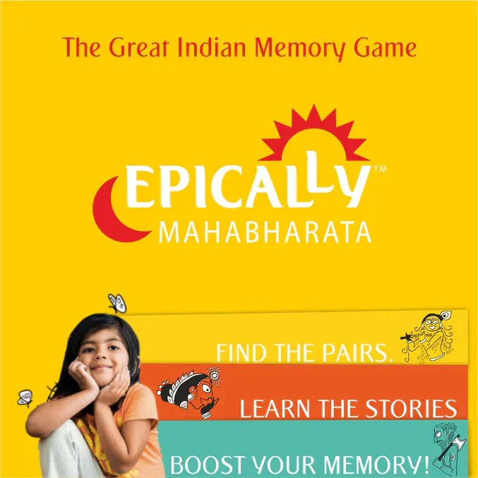 Epically Mahabharata, Best Memory Card Game for Children Based on Mahabharat