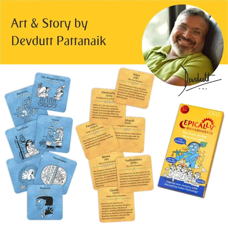 Epically Mahabharata, Best Memory Card Game for Children Based on Mahabharat