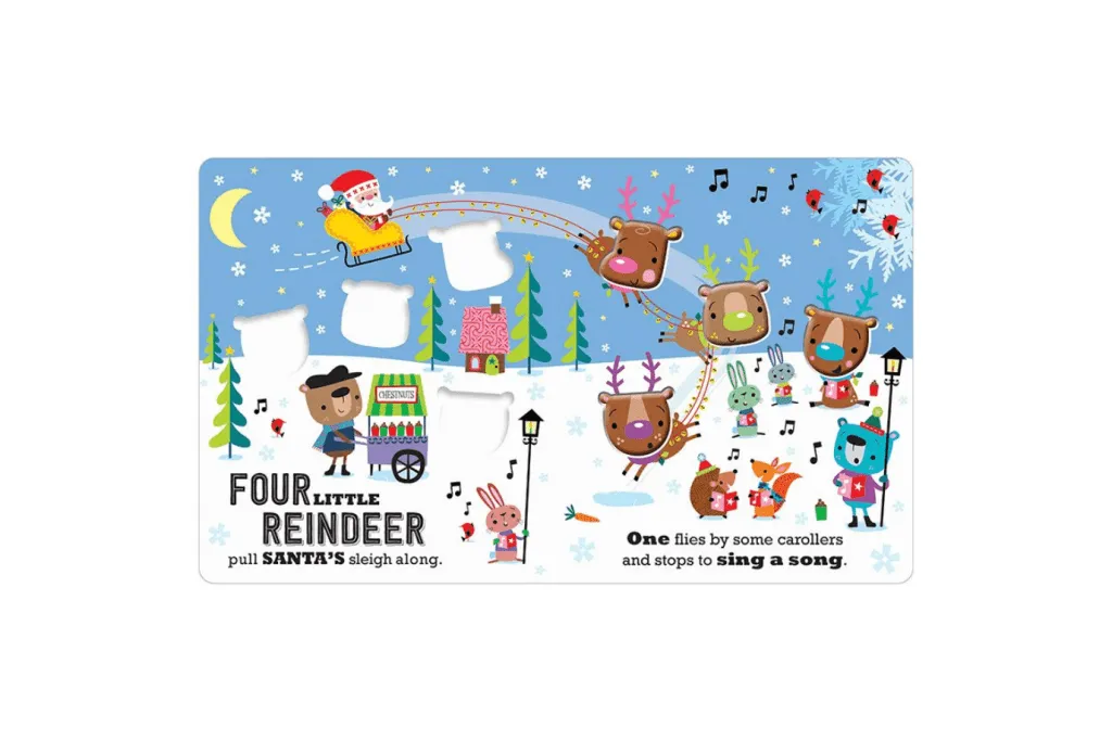 Five Little Reindeer [Board book]