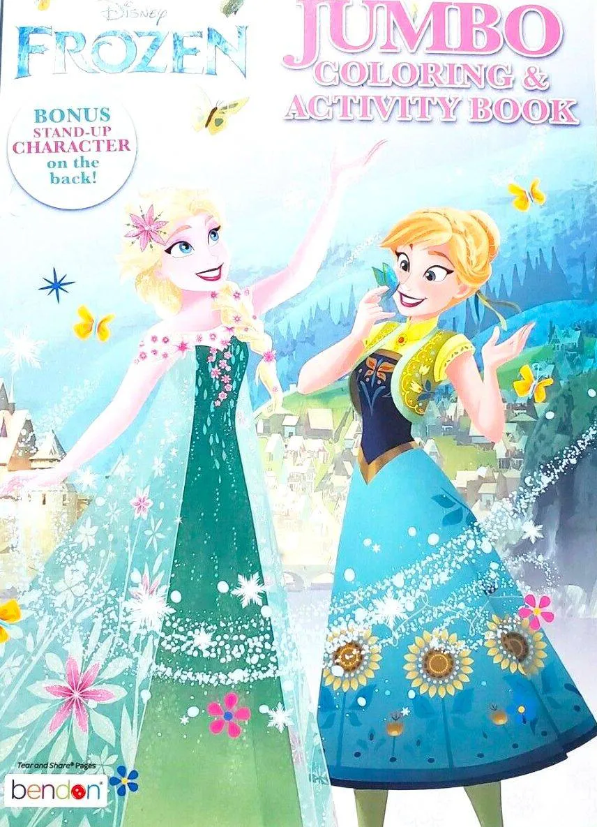 Frozen Jumbo Coloring & Activity Book