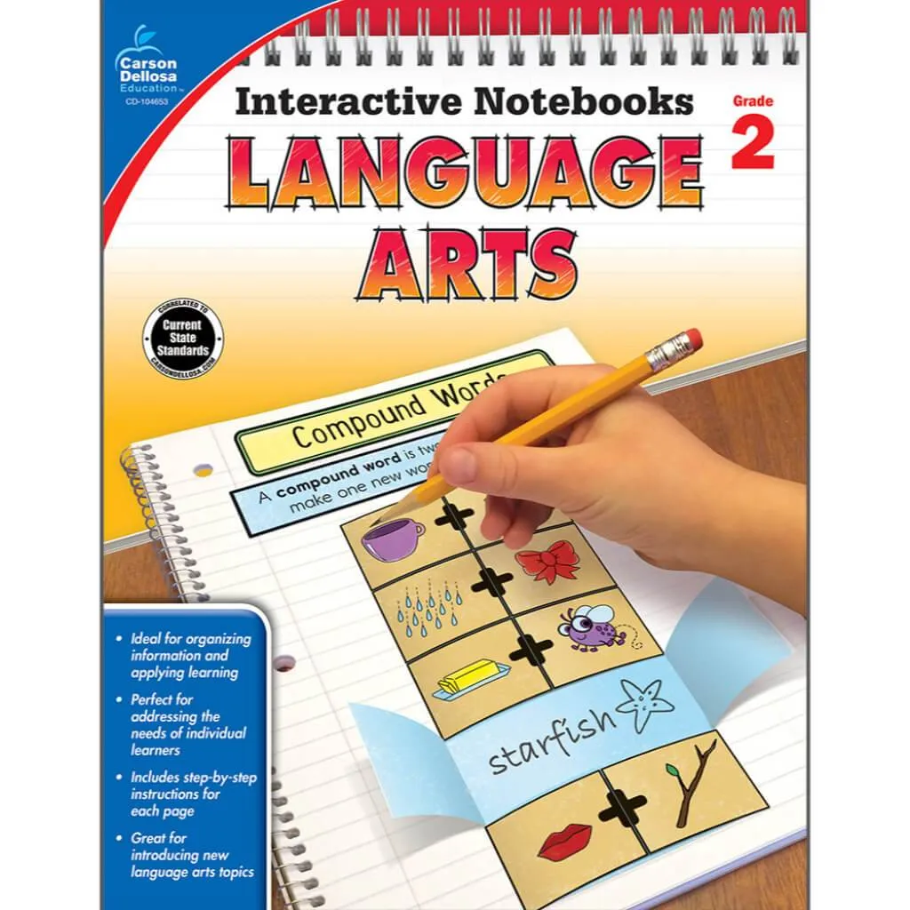 Interactive Notebooks: Language Arts Resource Book Grade 2