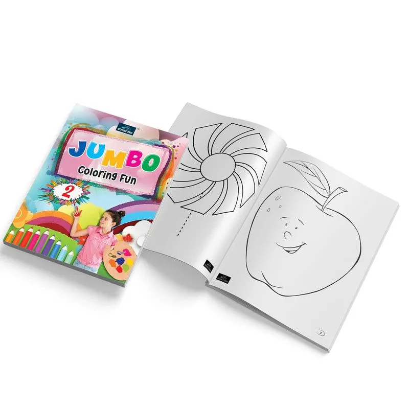 Jumbo Coloring Fun - Set Of 3 Books For Kids