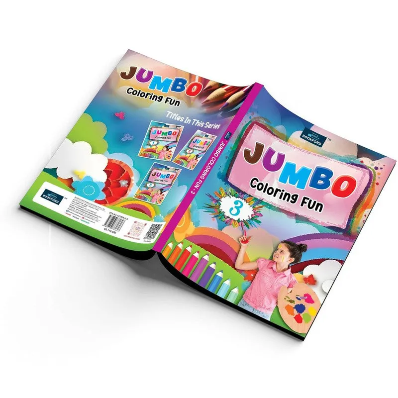 Jumbo Coloring Fun - Set Of 3 Books For Kids