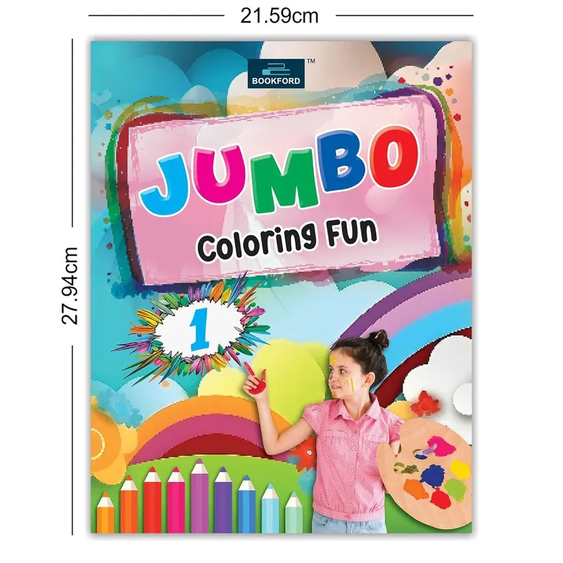 Jumbo Coloring Fun - Set Of 3 Books For Kids