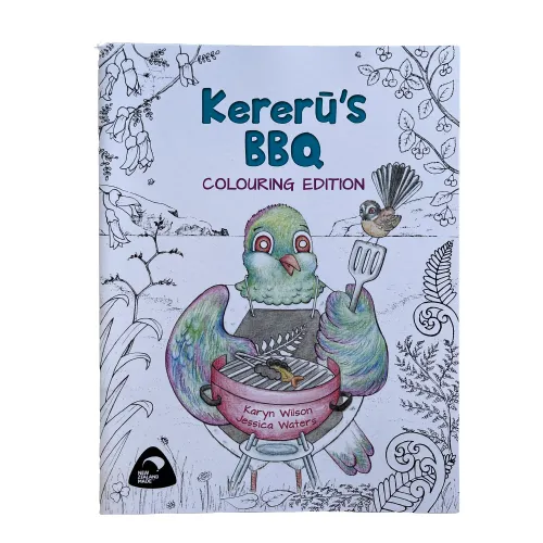 Kererū’s BBQ Colouring Book