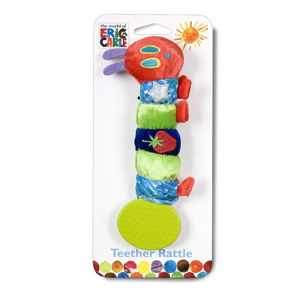 Kids Preferred The World of Eric Carle The Very Hungry Caterpillar Teether Rattle