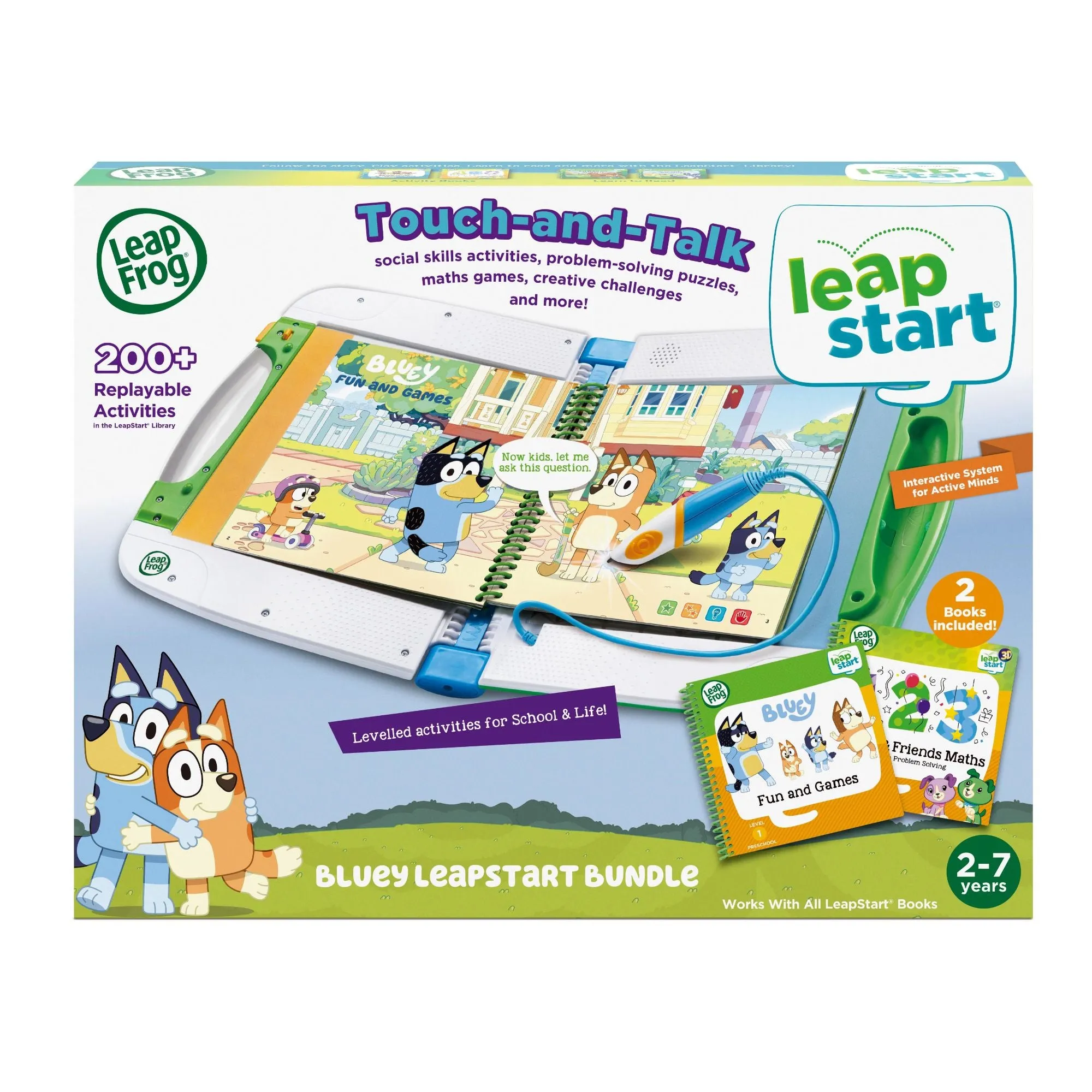 LeapFrog Bluey LeapStart Bundle - Blue