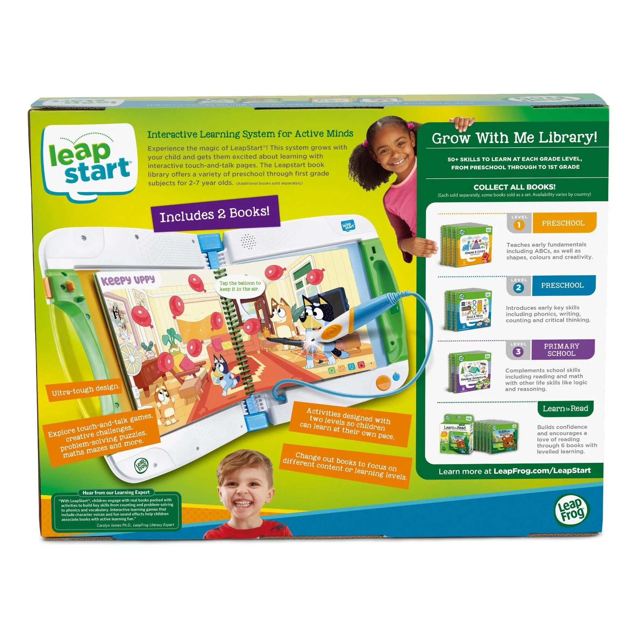 LeapFrog Bluey LeapStart Bundle - Blue