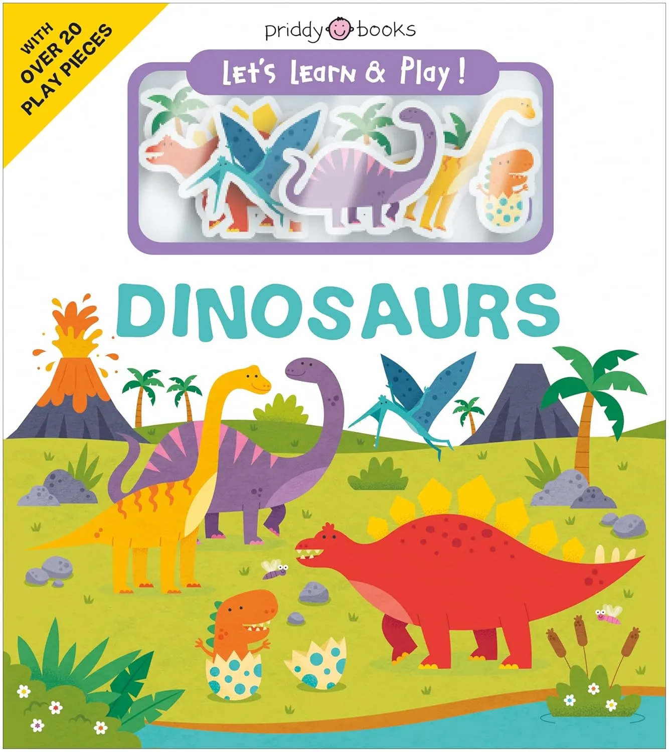 Let's Learn & Play!: Dinosaurs Board Book