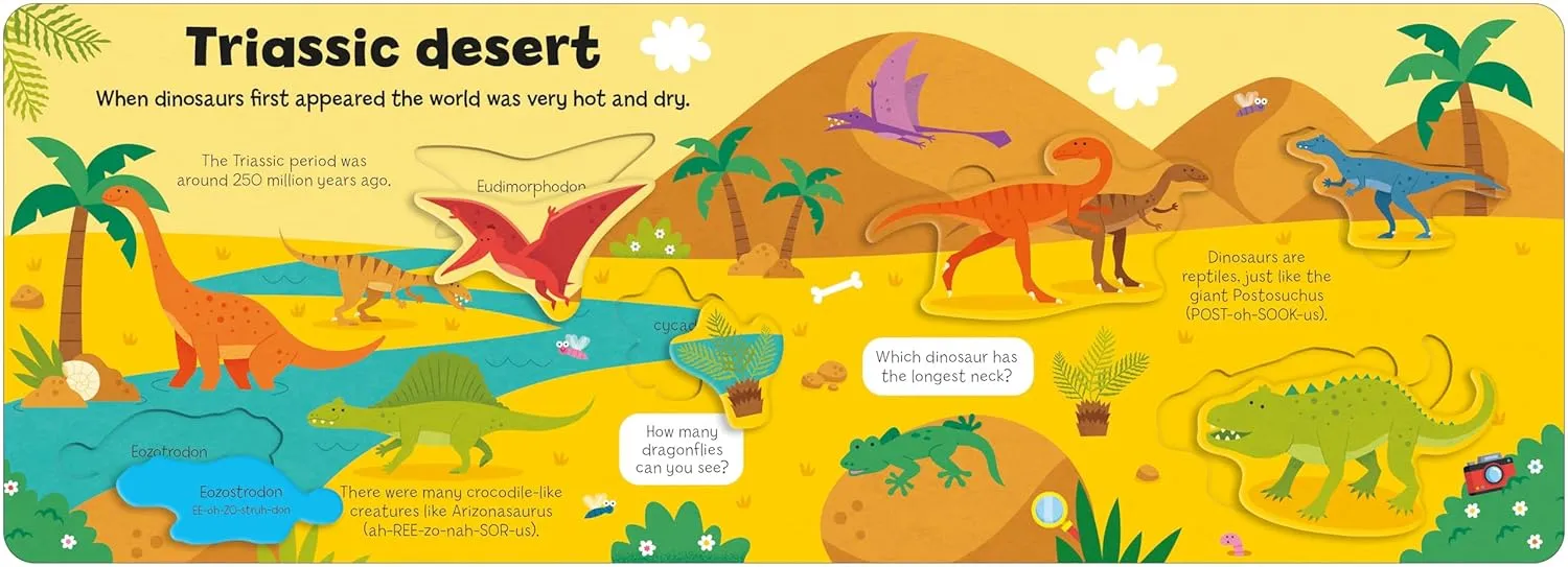 Let's Learn & Play!: Dinosaurs Board Book