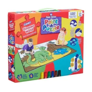 Little Brian Paint Sticks Paint A Puzzle Dinosaur World