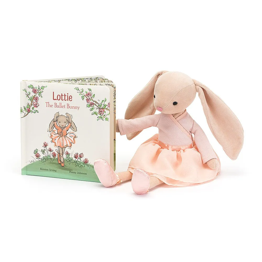 Lottie The Ballet Bunny Book by Jellycat