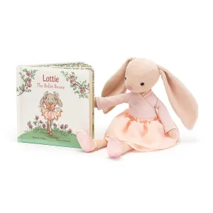 Lottie The Ballet Bunny Book by Jellycat