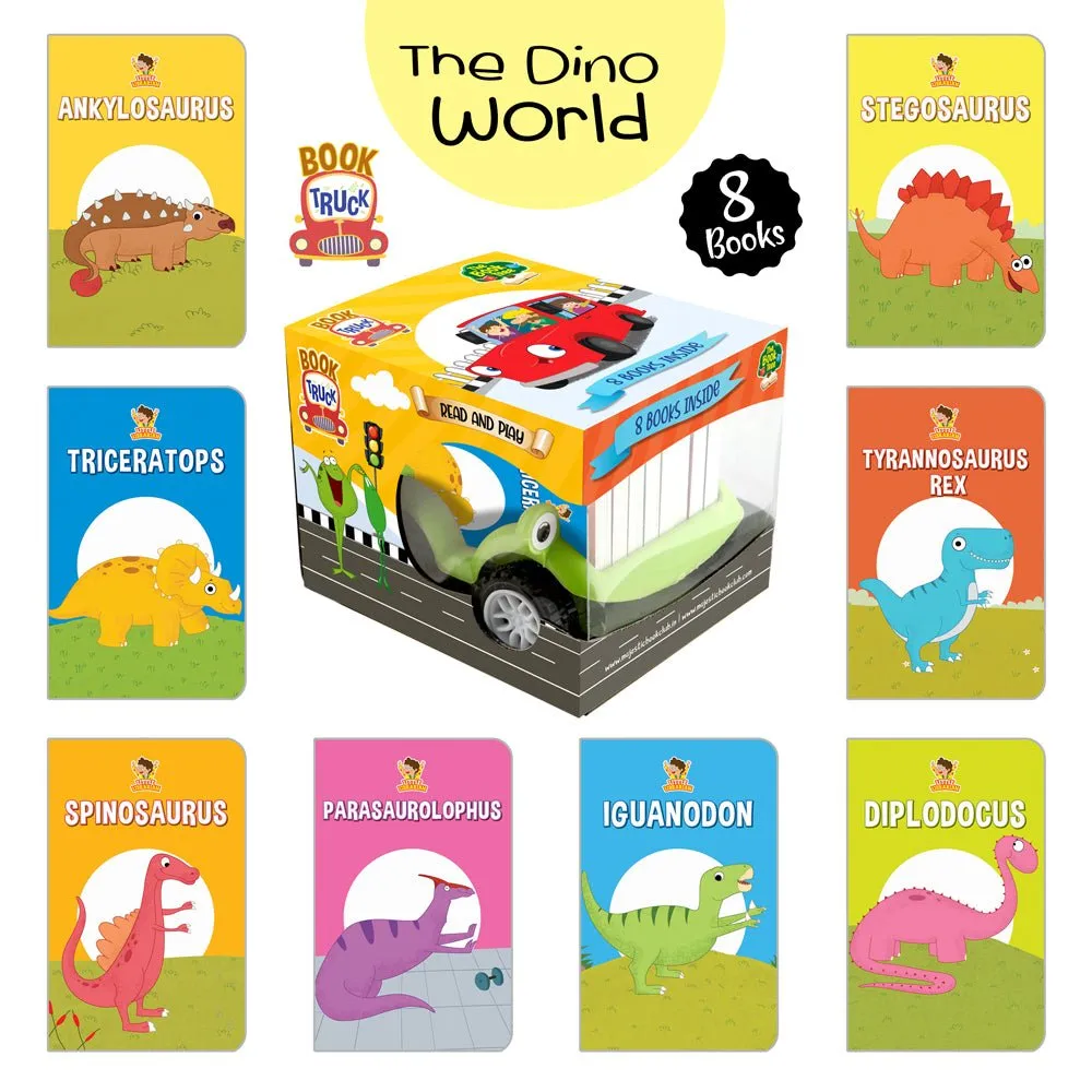 Majestic Book Club The Dino World: Book Truck (Set of 8 )