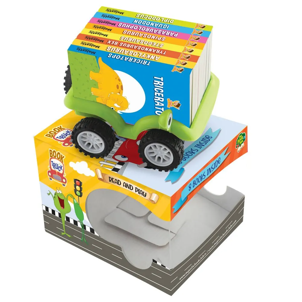 Majestic Book Club The Dino World: Book Truck (Set of 8 )