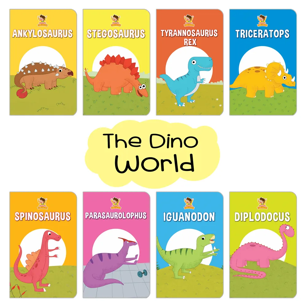 Majestic Book Club The Dino World: Book Truck (Set of 8 )