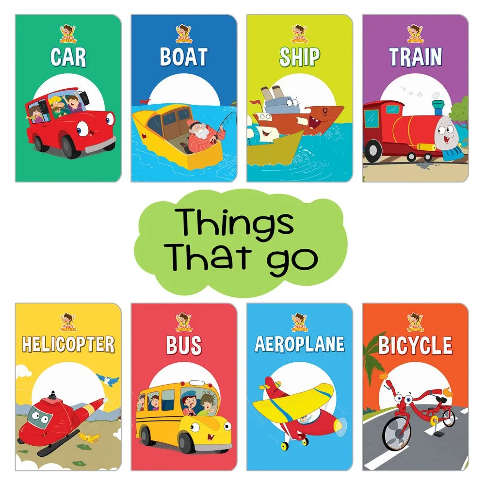 Majestic Book Club Things That Go: Book Truck (Set of 8)