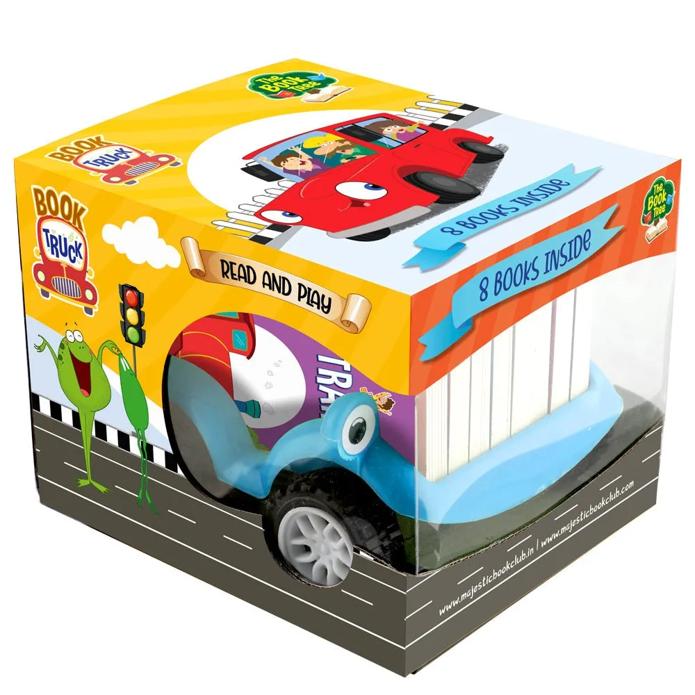 Majestic Book Club Things That Go: Book Truck (Set of 8)