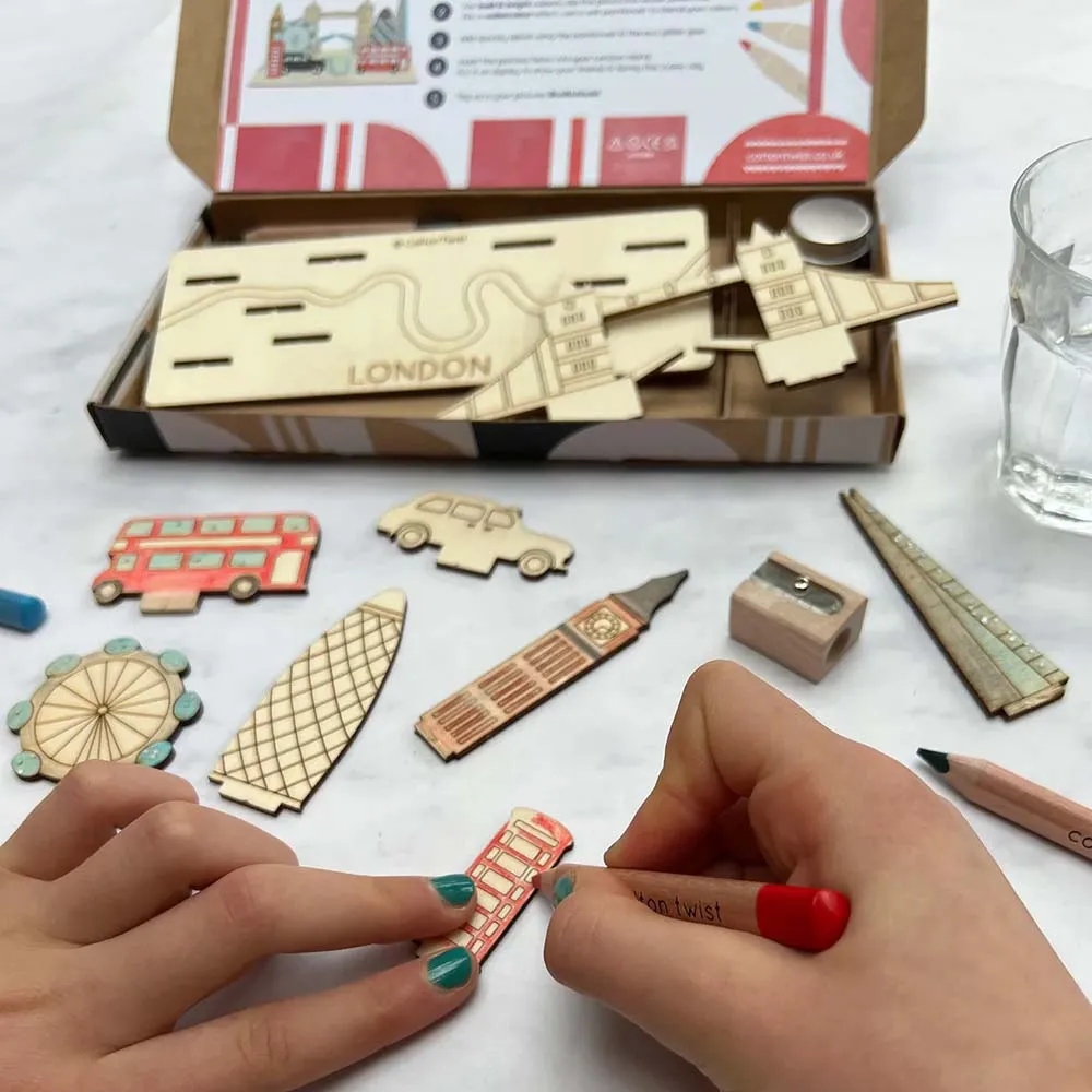 Make Your Own London Scene Craft Kit by Cotton Twist