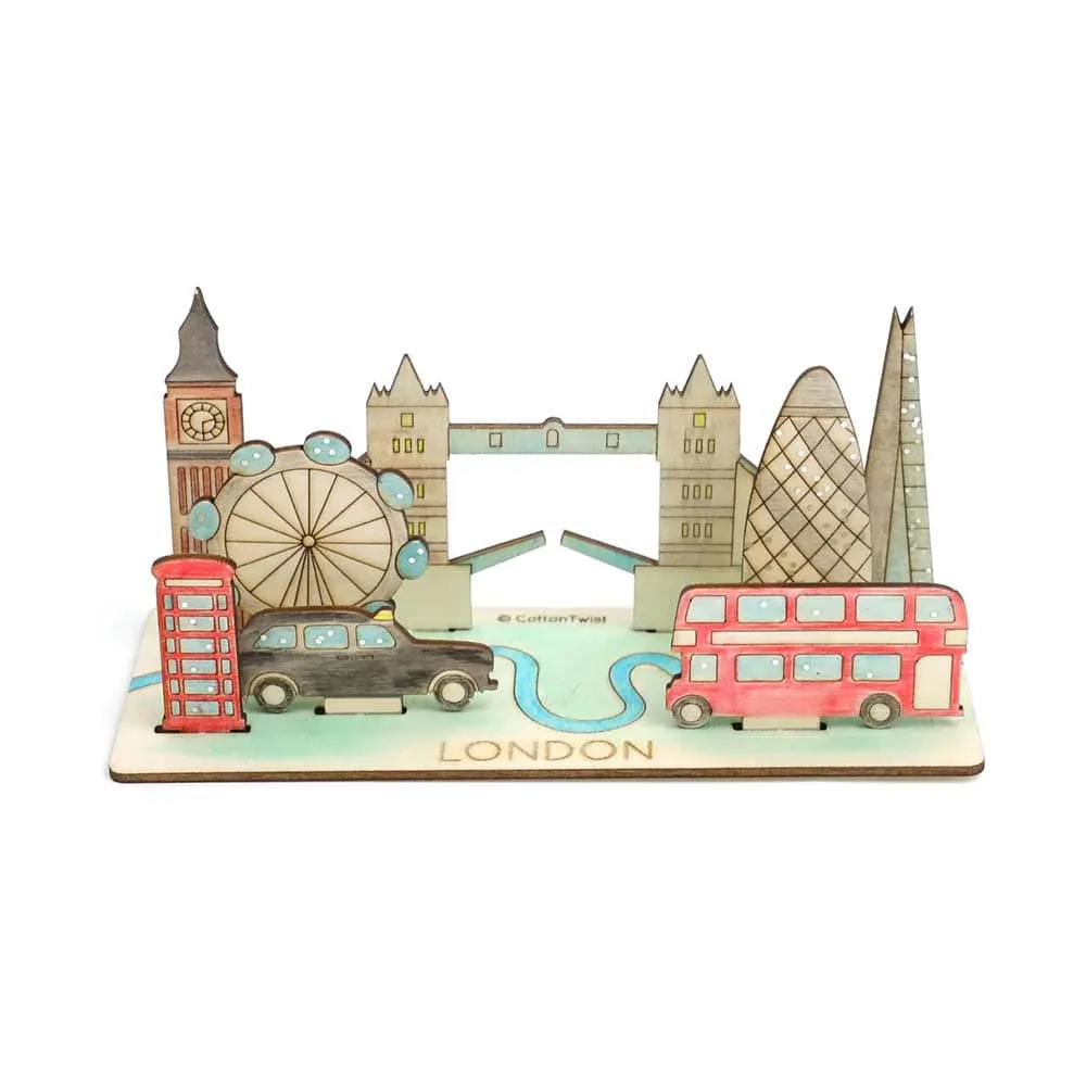 Make Your Own London Scene Craft Kit by Cotton Twist