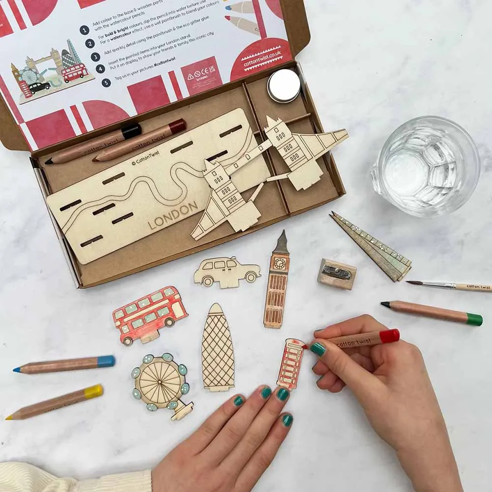 Make Your Own London Scene Craft Kit by Cotton Twist