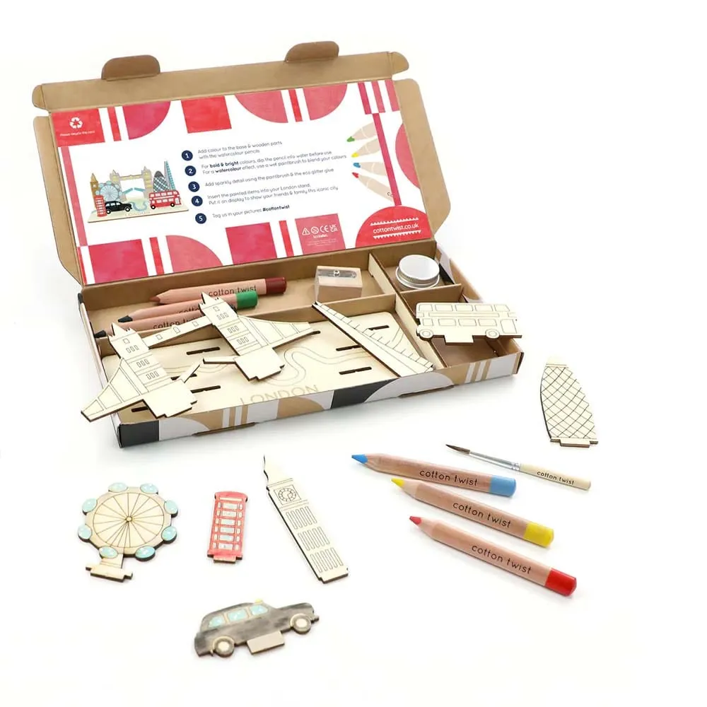 Make Your Own London Scene Craft Kit by Cotton Twist